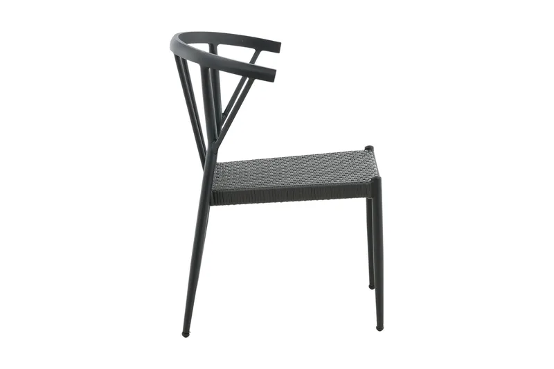 Stina Karmstol Utomhus - Svart - Utemöbler - Utestolar & fåtöljer - Matstolar ute