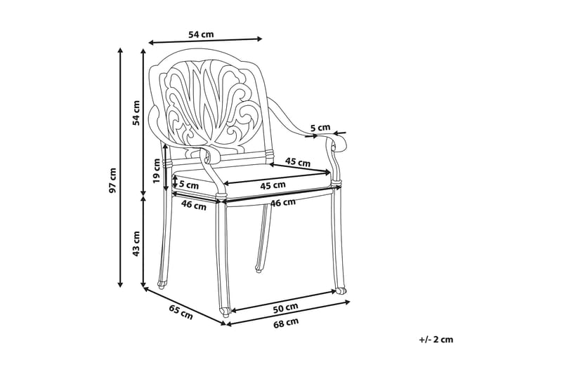 Suled Trädgårdsstol 4-pack - Brun - Utemöbler - Utestolar & fåtöljer - Matstolar ute