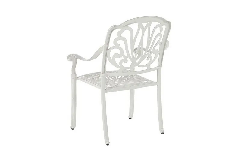 Trädgårdsstolar 4 st vit ANCONA - Vit - Utemöbler - Utestolar & fåtöljer - Matstolar ute