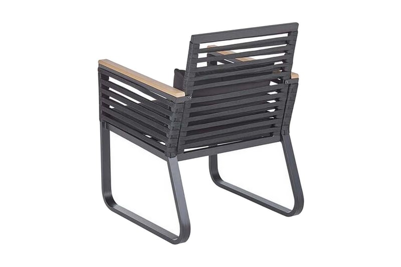 TrådgårdsUtestol 2 st svart CANETTO - Svart - Utemöbler - Utestolar & fåtöljer - Matstolar ute