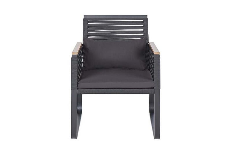 TrådgårdsUtestol 2 st svart CANETTO - Svart - Utemöbler - Utestolar & fåtöljer - Matstolar ute