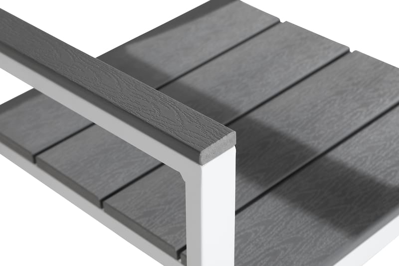 Tunis Stapelstol Vit/Grå - Vit/Grå - Utemöbler - Utestolar & fåtöljer - Matstolar ute