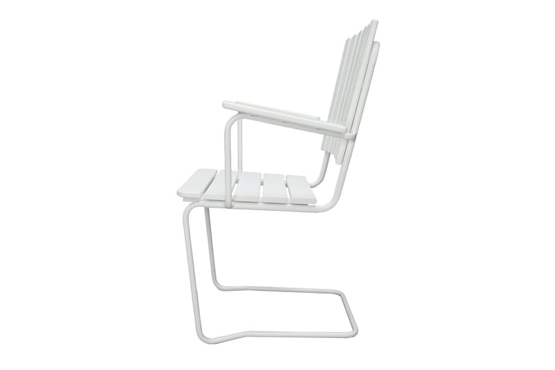 Vaxholm Karmstol Utomhus Vit - KWA - Utemöbler - Utestolar & fåtöljer - Matstolar ute