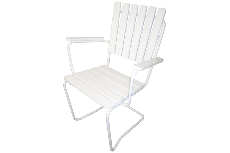 Vaxholm Karmstol Utomhus Vit - KWA - Utemöbler - Utestolar & fåtöljer - Matstolar ute