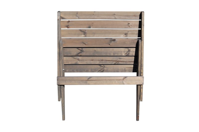 Utestol EcoFurn Granny Double Furu Oljad Grå - Grå - Utemöbler - Utestolar & fåtöljer - Utefåtöljer & loungefåtöljer