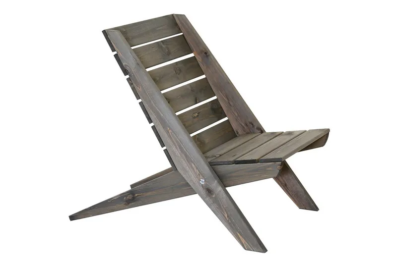 Utestol EcoFurn Granny Furu Oljad Grå - Grå - Utemöbler - Utestolar & fåtöljer - Utefåtöljer & loungefåtöljer