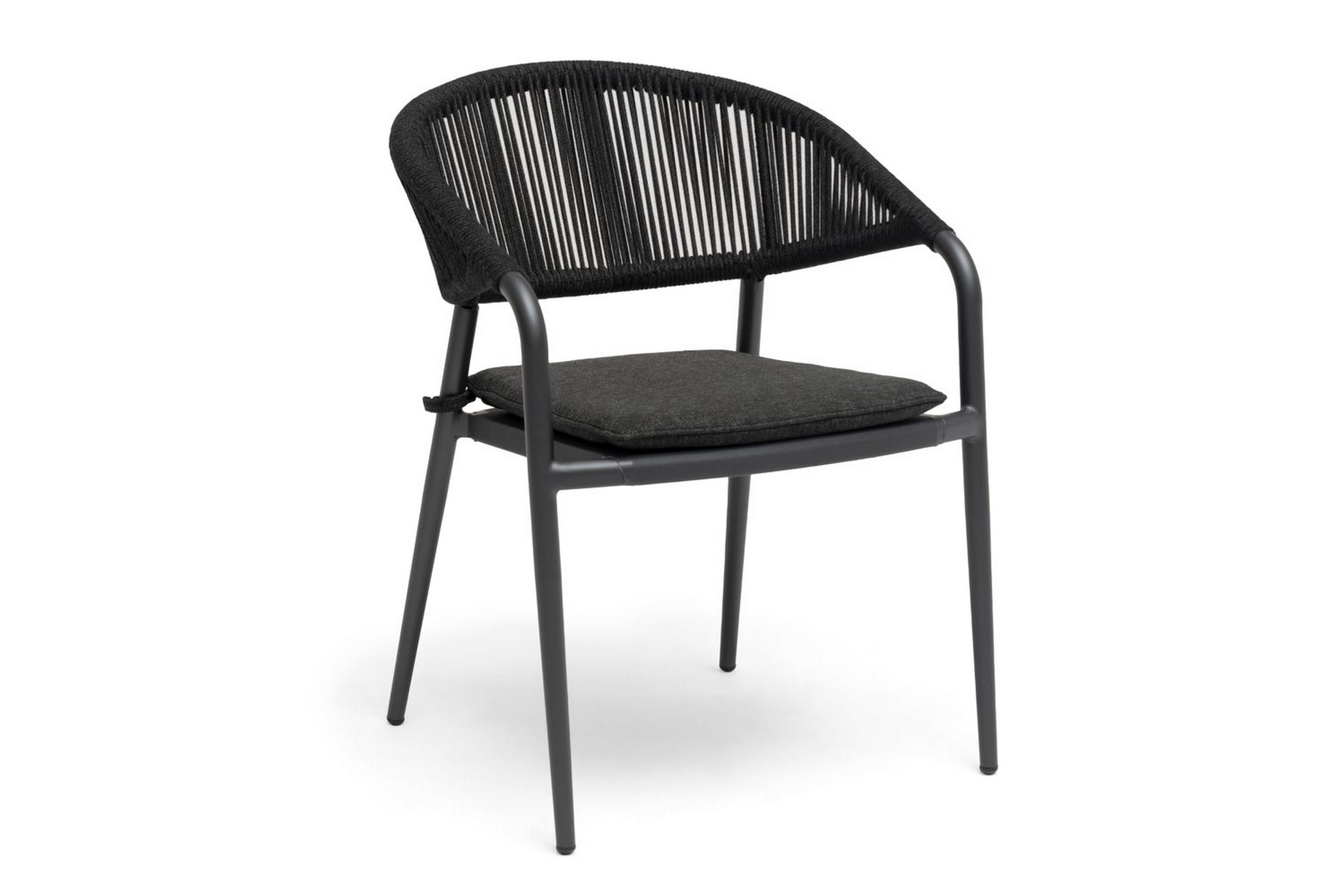 utestol hillerstorp ekeryd 4-pack antracitgrå -