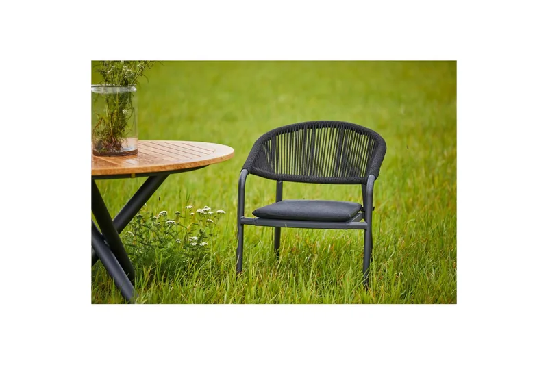 Utestol Hillerstorp Ekeryd 4-pack Antracitgrå - Utemöbler - Utestolar & fåtöljer - Utefåtöljer & loungefåtöljer