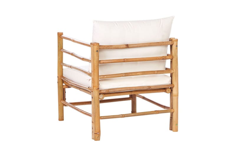 Villa Castelli Utefåtölj - Vit/Ljusbrun - Utemöbler - Utestolar & fåtöljer - Utefåtöljer & loungefåtöljer