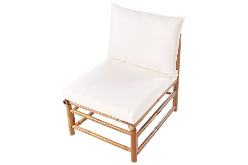 Villa Castelli Utefåtölj - Vit/Ljusbrun - Utemöbler - Utestolar & fåtöljer - Utefåtöljer & loungefåtöljer