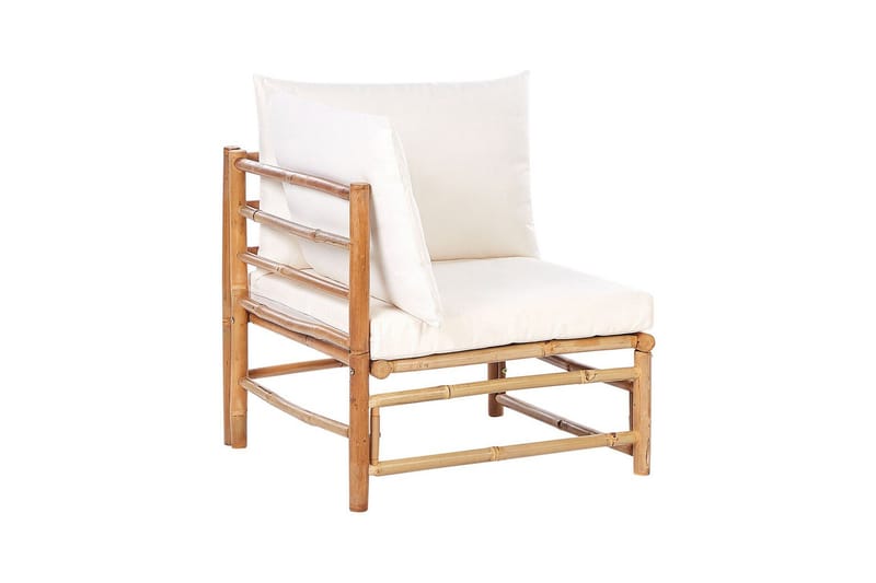 Villa Castelli Utefåtölj - Vit/Ljusbrun - Utemöbler - Utestolar & fåtöljer - Utefåtöljer & loungefåtöljer