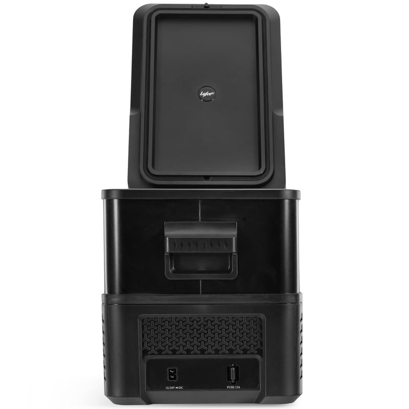 Portabel kylbox 27,4L Svart - Utemöbler - Utomhusförvaring - Kylbox