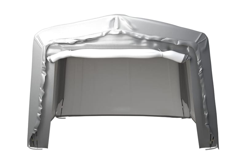 Förvaringstält 370x370 cm stål grå - Grå - Utemöbler - Utomhusförvaring - Trädgårdstält & förvaringstält - Förrådstält