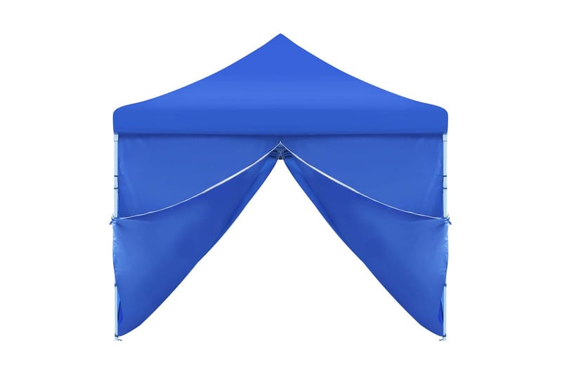 Pop-Up hopfällbart partytält med 8 sidoväggar blå 3x9 m - Blå - Utemöbler - Utomhusförvaring - Trädgårdstält & förvaringstält - Partytält