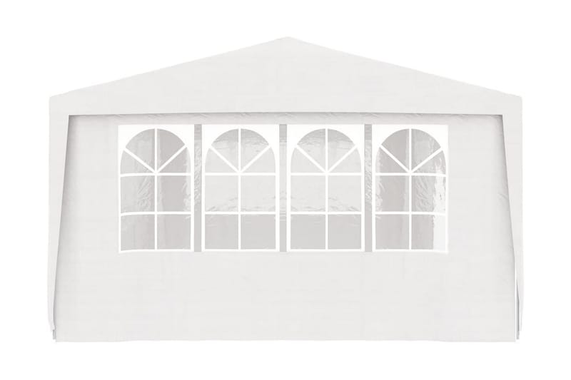 Professionellt partytält med väggar 4x9 m vit 90 g/m² - Vit - Partytält