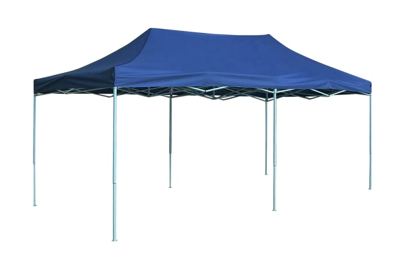 Pop-Up hopfällbart partytält 3x6 m blå - Partytält