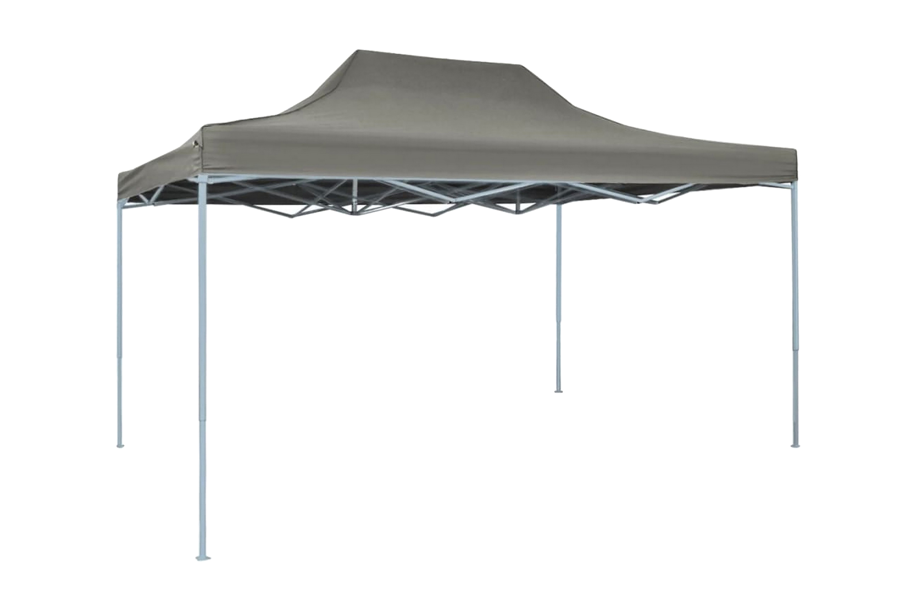 Pop-Up hopfällbart tält 3×4,5 m antracit – Grå