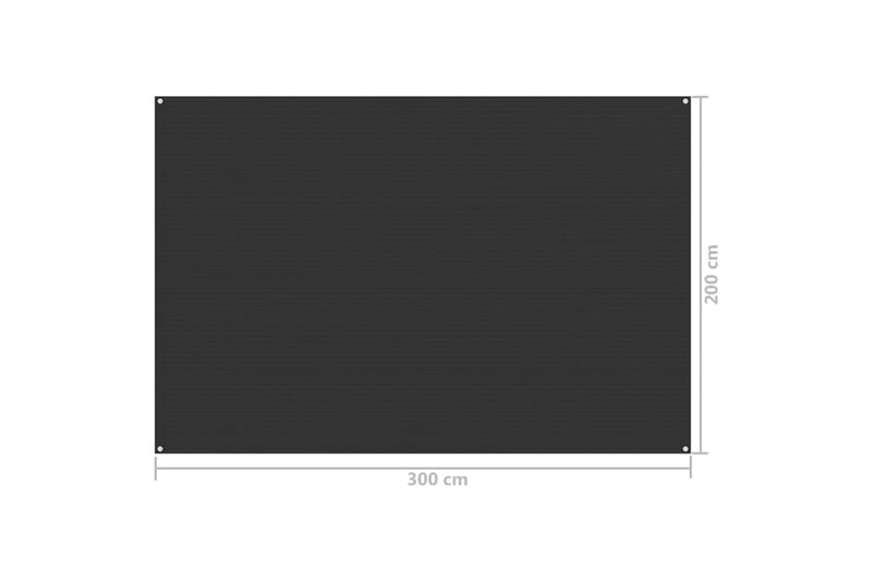Tältmatta 200x300 cm antracit - Antracit - Utemöbler - Utomhusförvaring - Trädgårdstält & förvaringstält