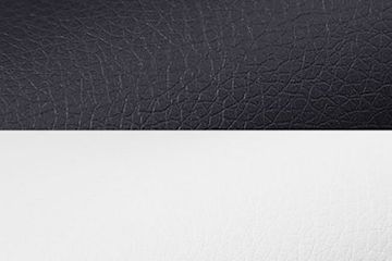 CUDWORTH Sängram 180x200 cm Svart/Vit