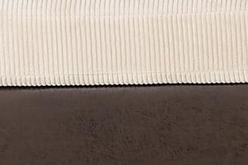 AUSTIN U-Soffa Divan Höger Beige/Brun